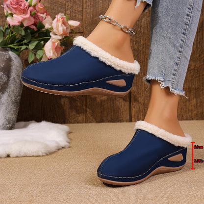 Chaussons en peluche tendance