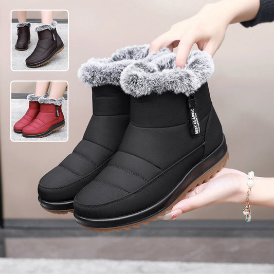 Bottes Neige Femme Hiver, Chaudes et Stylées.