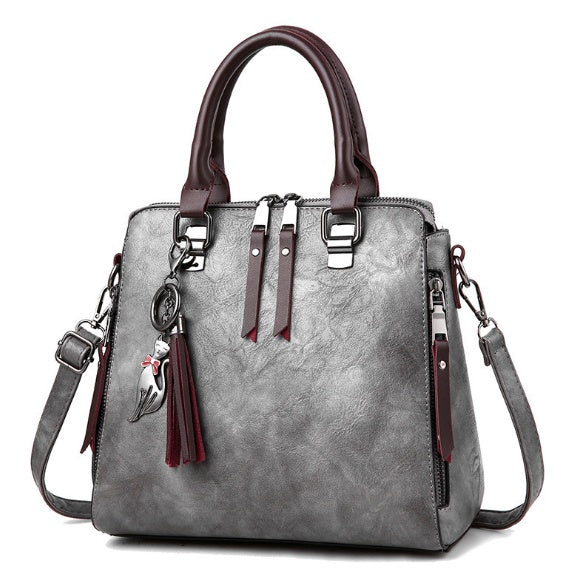 Sac à main en cuir.