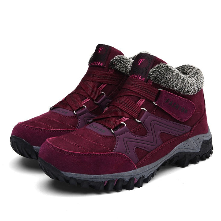 Chaussures Neige Femme Doublées Chaudes.