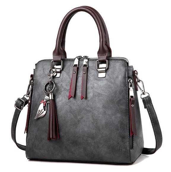 Sac à main en cuir.