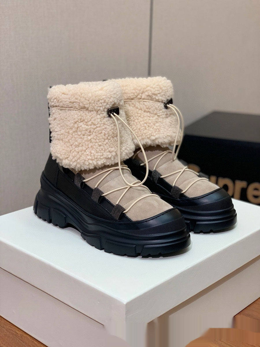 Bottes d'hiver fourrées