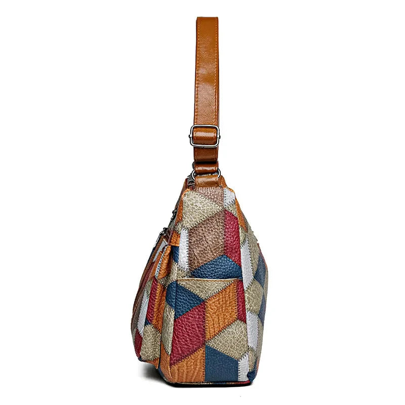 Sac bandoulière multipoches