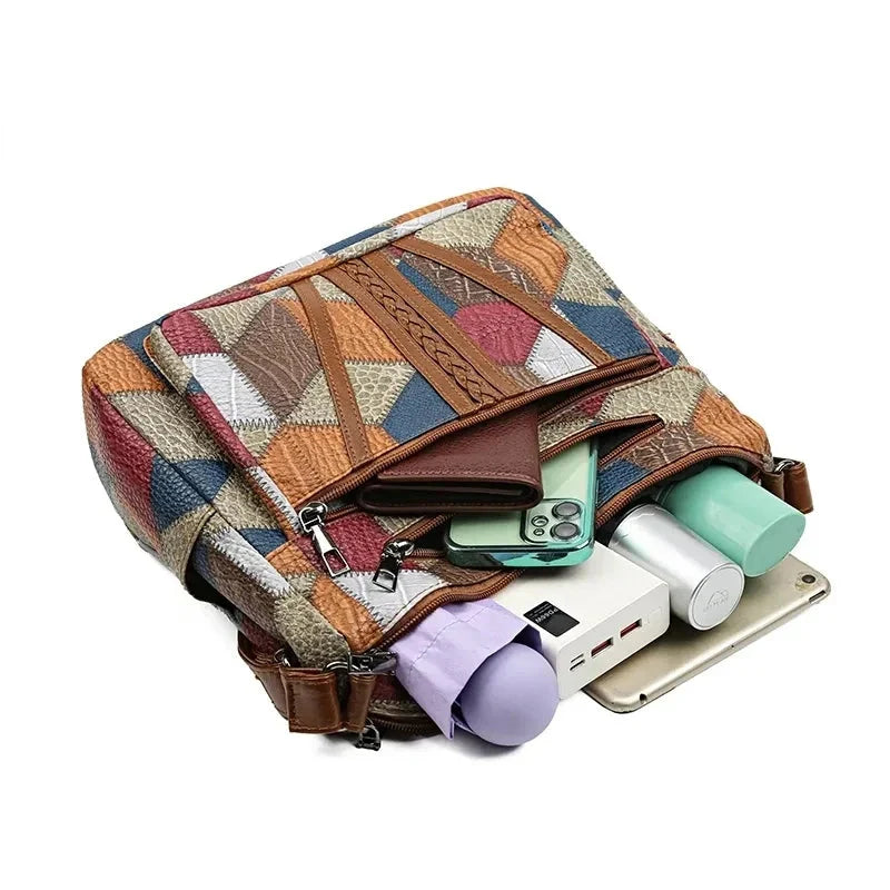 Sac bandoulière multipoches