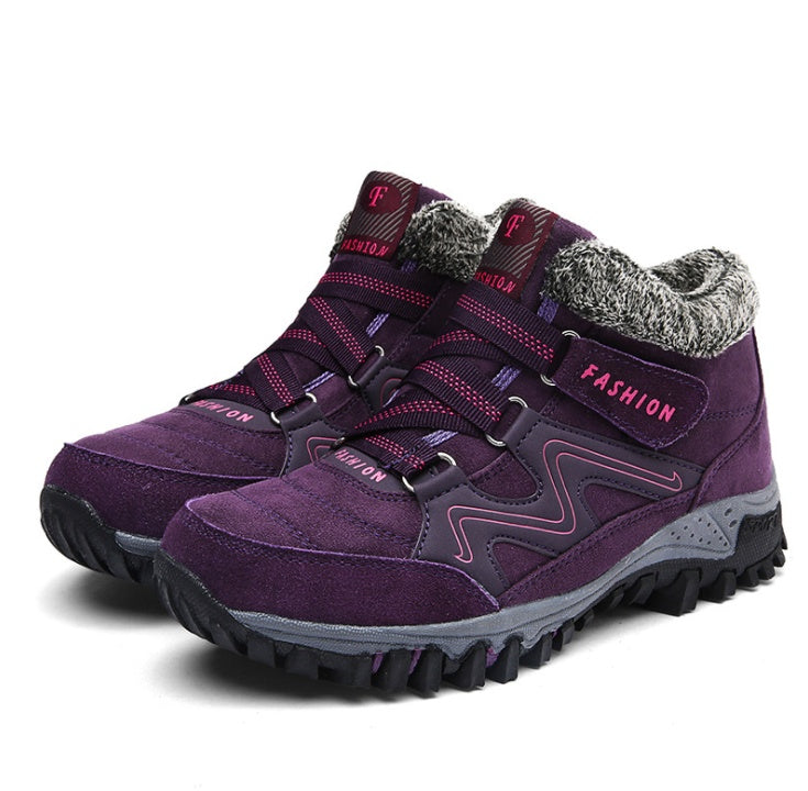 Chaussures Neige Femme Doublées Chaudes.