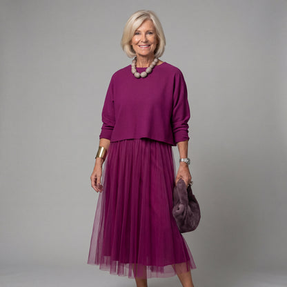 Ensemble Tulle Patchwork Élégant