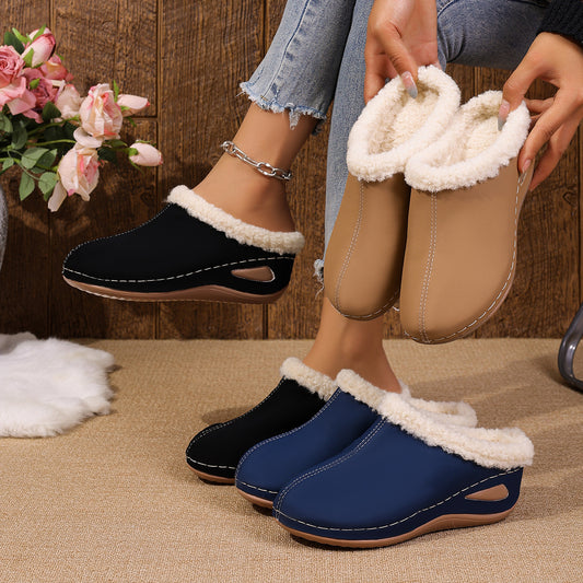 Chaussons en peluche tendance