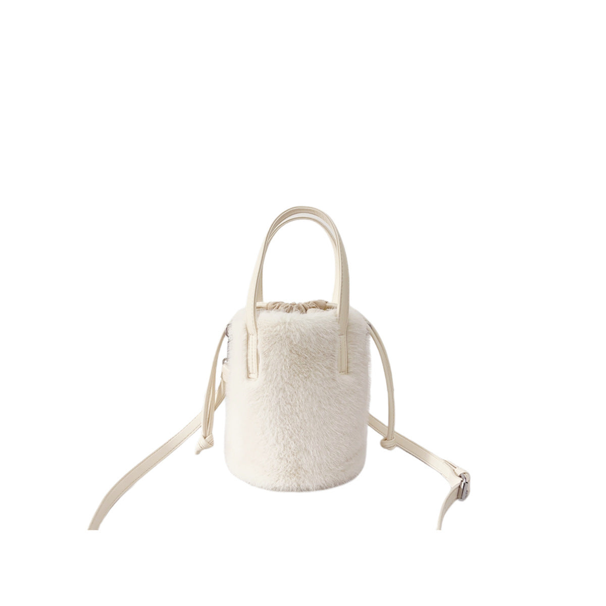 Sac seau fausse fourrure femme été 2026