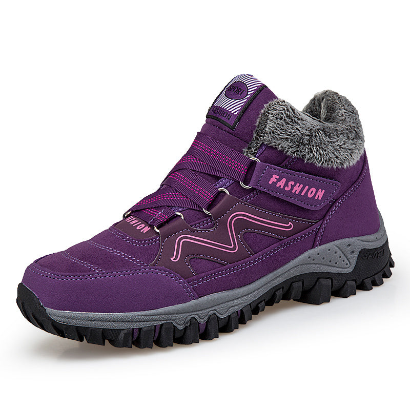 Chaussures Neige Femme Doublées Chaudes.