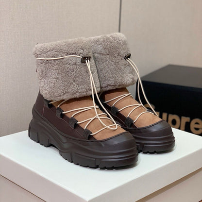 Bottes d'hiver fourrées