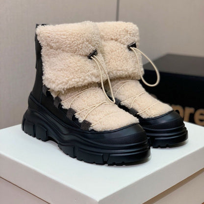 Bottes d'hiver fourrées