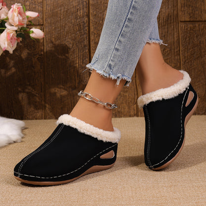 Chaussons en peluche tendance