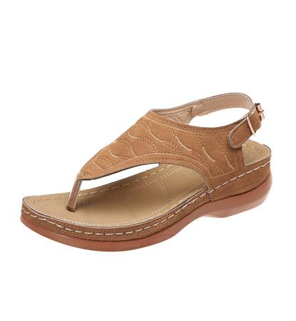 Chaussures d'été romaines rétro à clip