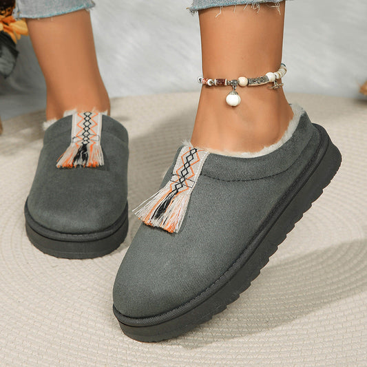 Chaussons Douillets Suédés.