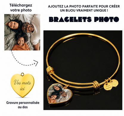 Bracelet Jonc Cœur Luxury