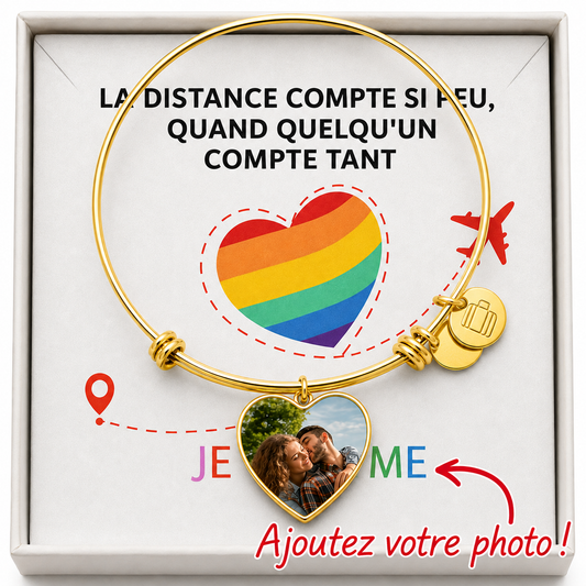 Bracelet Jonc Cœur Luxury