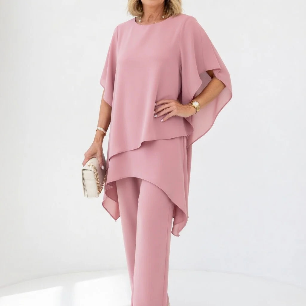 Top Ensemble asymétrique voilé femme été 2026