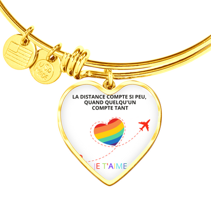 Bracelet Jonc Cœur Luxury
