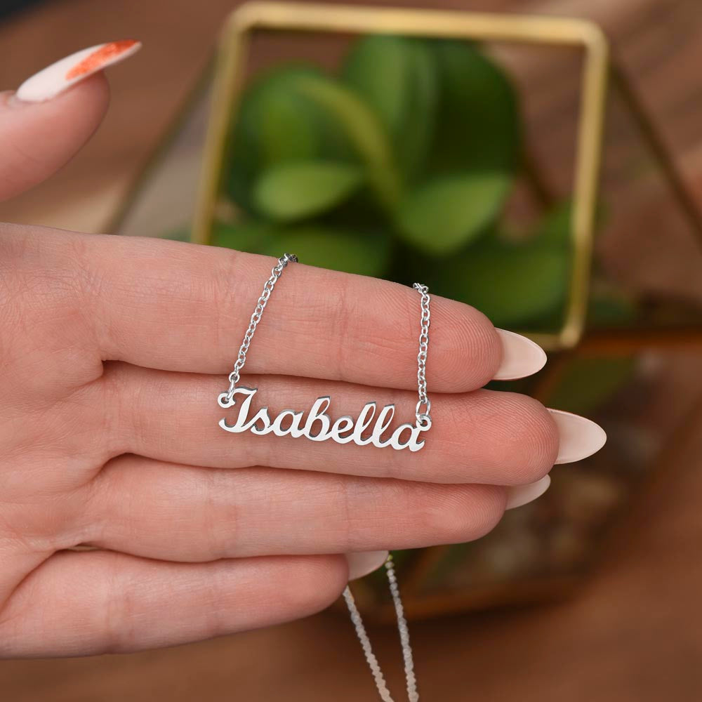 Collier avec prénom personnalisé