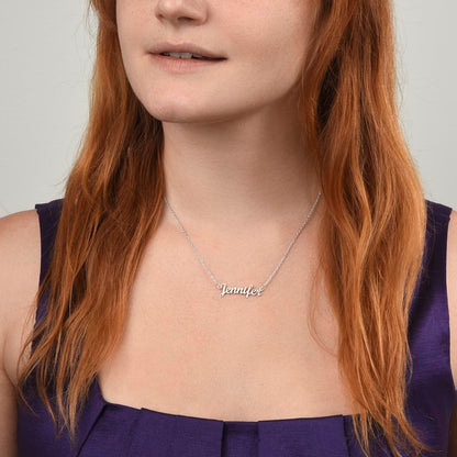 Collier avec prénom personnalisé