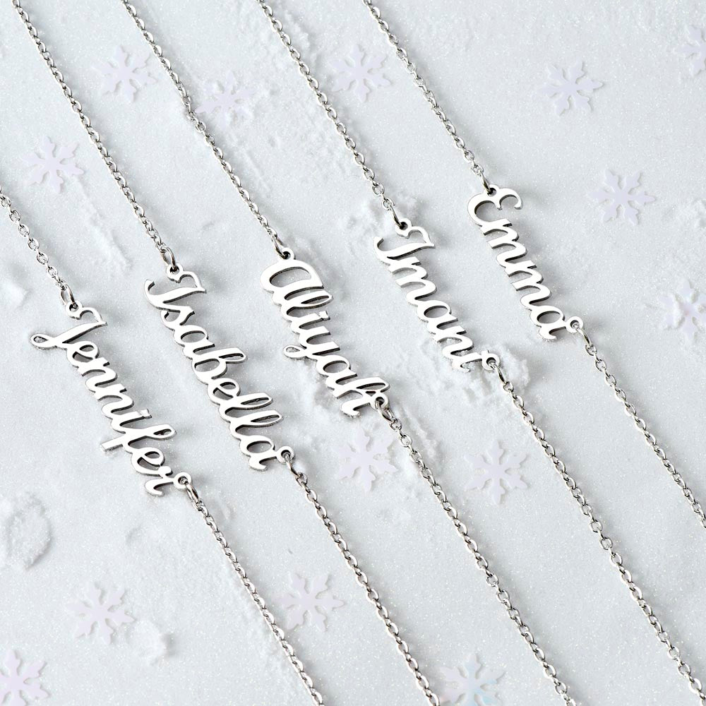 Collier avec prénom personnalisé