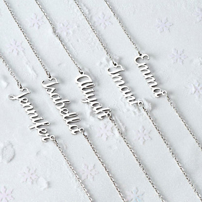 Collier avec prénom personnalisé