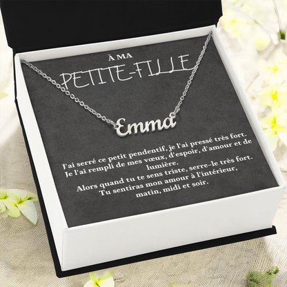 Collier avec prénom personnalisé