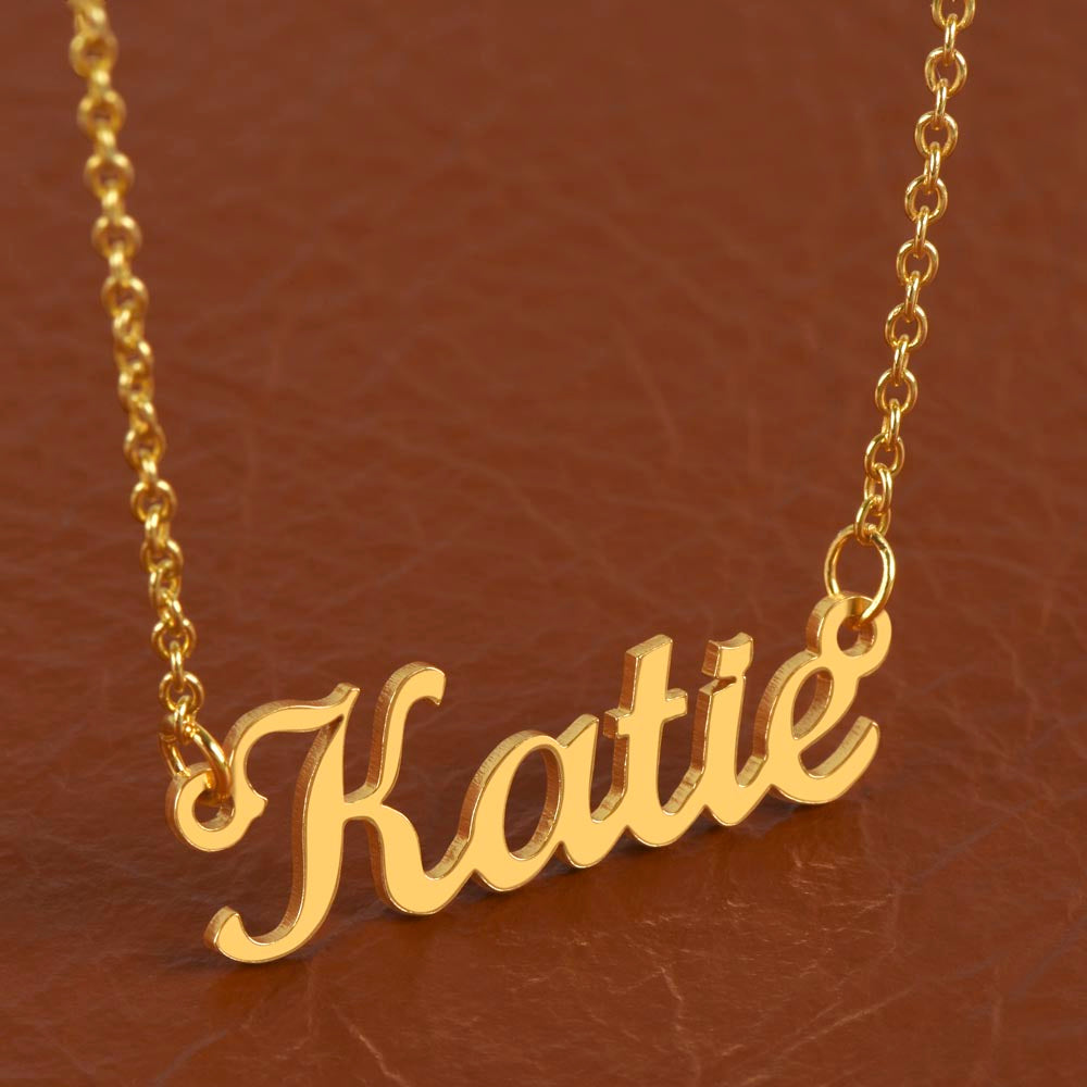 Collier avec prénom personnalisé