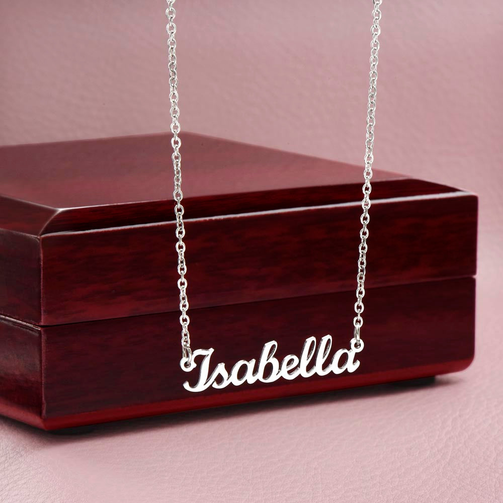 Collier avec prénom personnalisé