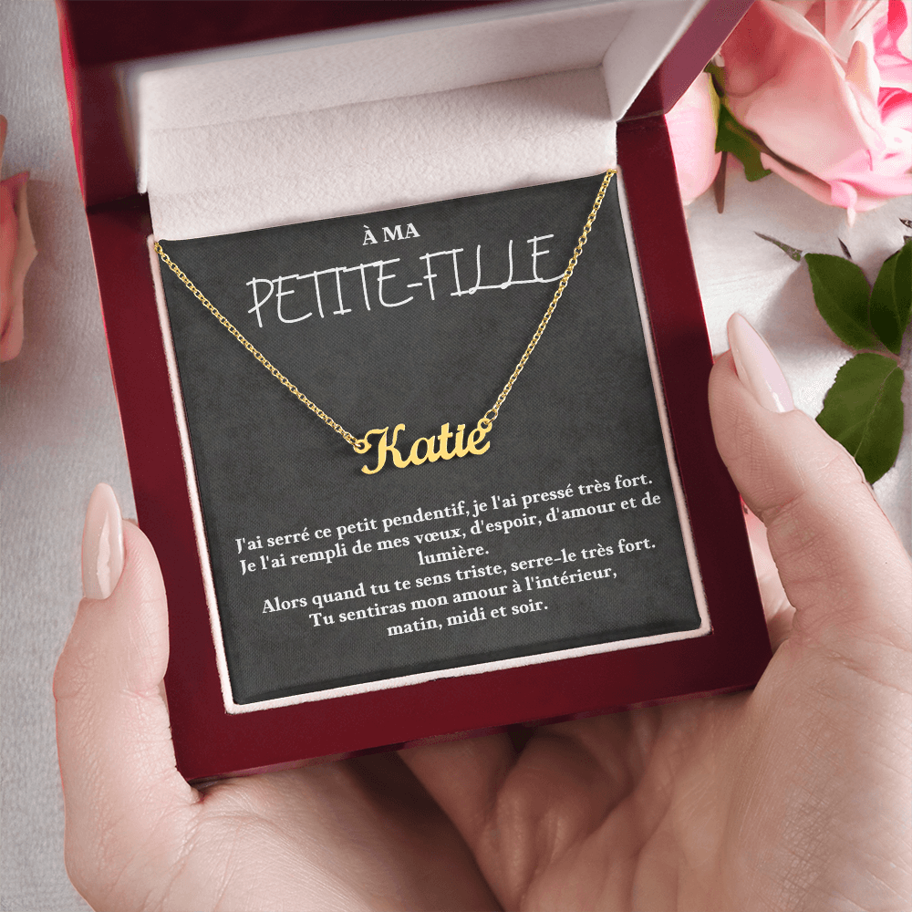 Collier avec prénom personnalisé