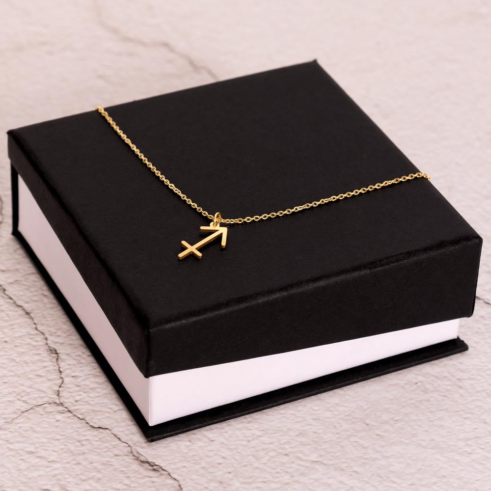 Collier avec symbole du zodiaque