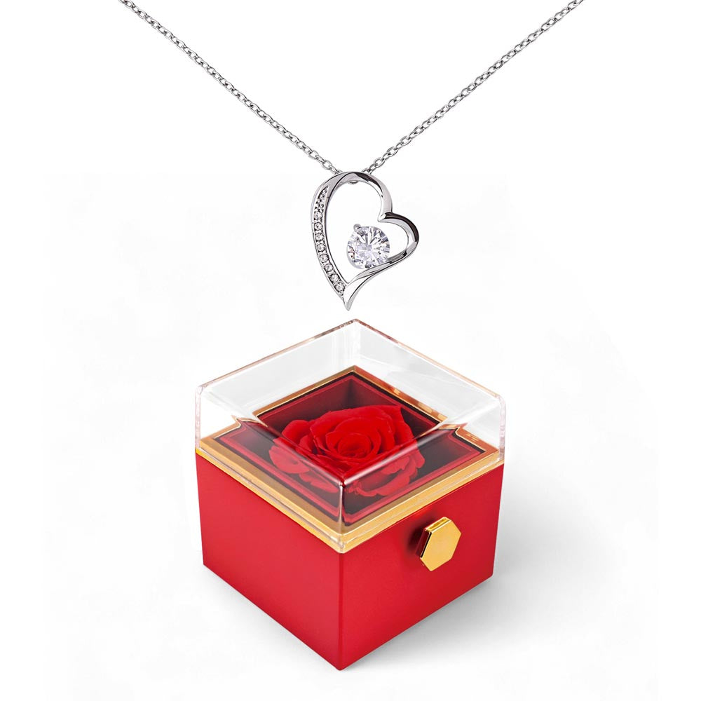 Forever Love - Rotating Rose Gift Box NO MC
