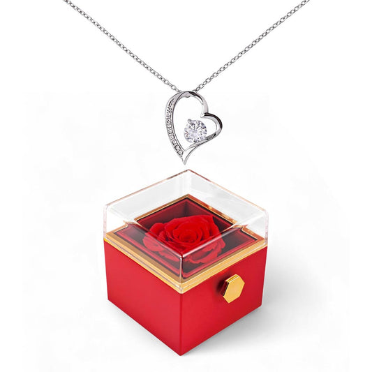 Forever Love - Rotating Rose Gift Box NO MC