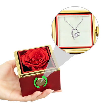 Forever Love - Rotating Rose Gift Box NO MC