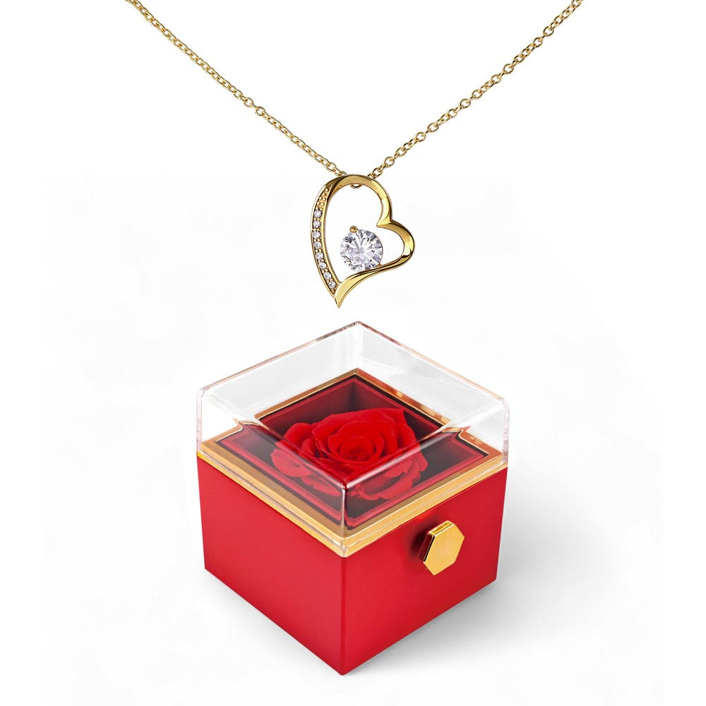 Forever Love - Rotating Rose Gift Box NO MC