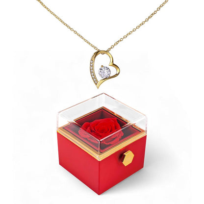 Forever Love - Rotating Rose Gift Box NO MC