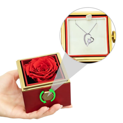 Forever Love - Rotating Rose Gift Box NO MC