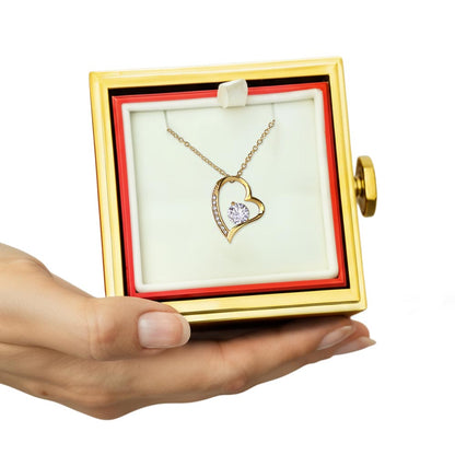 Forever Love - Rotating Rose Gift Box NO MC