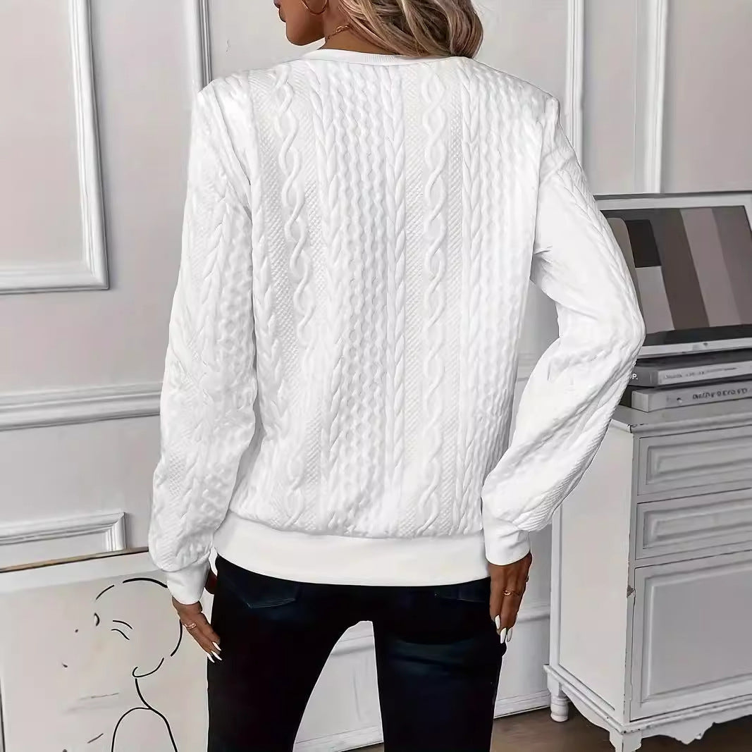 Pull Zippé Col Rond Manches Courtes.