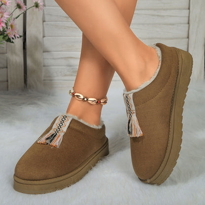 Chaussons Douillets Suédés.