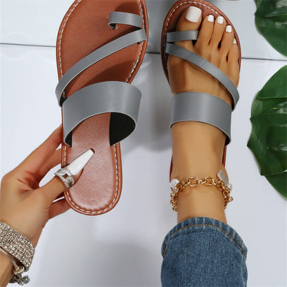 Sandales femme confort avec semelle épaisse.