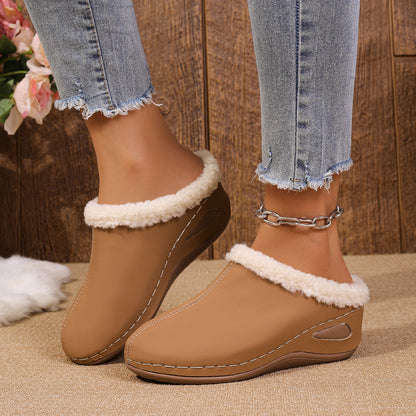 Chaussons en peluche tendance