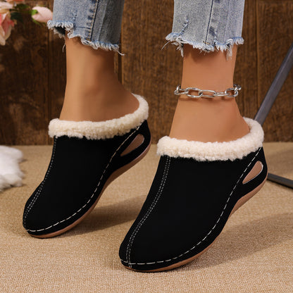 Chaussons en peluche tendance