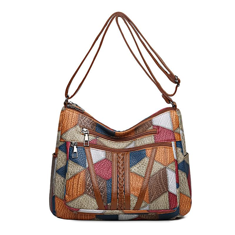 Sac bandoulière multipoches