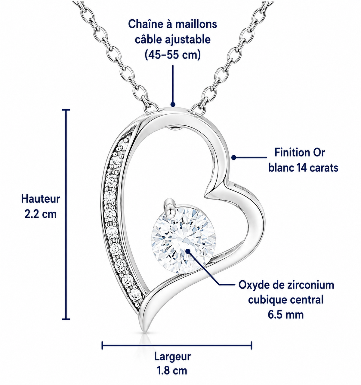 Collier « Cœur Éternel »