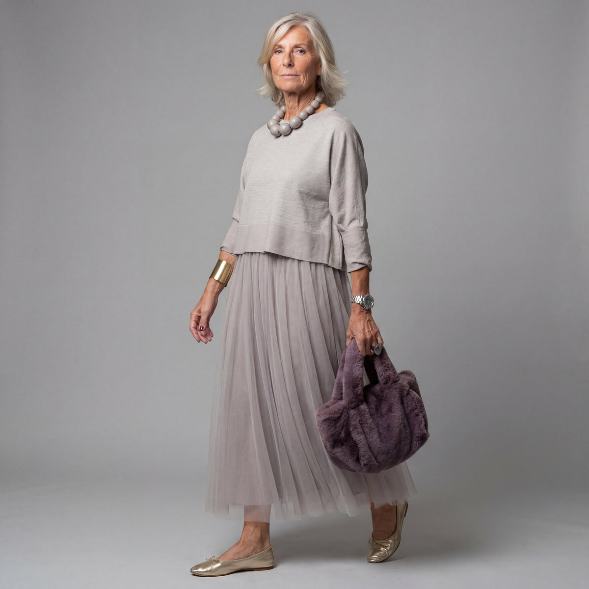 Ensemble Tulle Patchwork Élégant