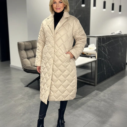 Manteau d'hiver à surpiqûres