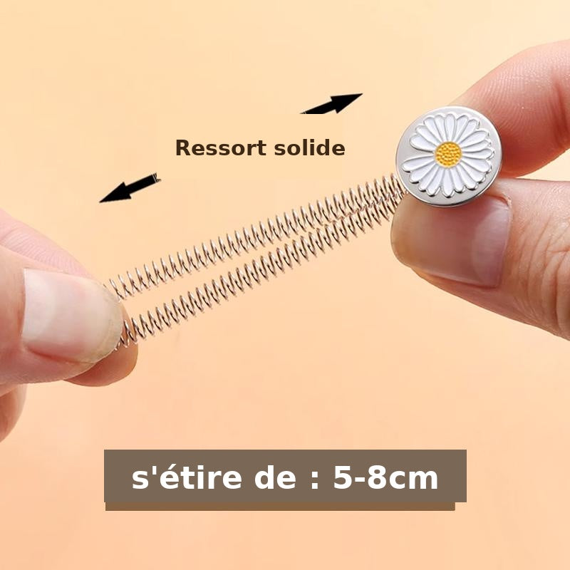 Bouton d'extension universel rétractable sans clou